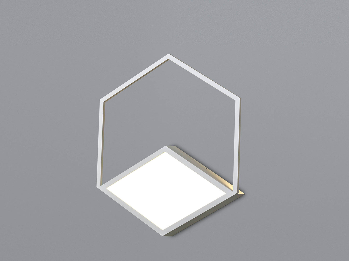 Kubick Ceiling/Wall Light, 32W LED, 3000K, 1870lm, White, 3yrs Warranty by Mantra