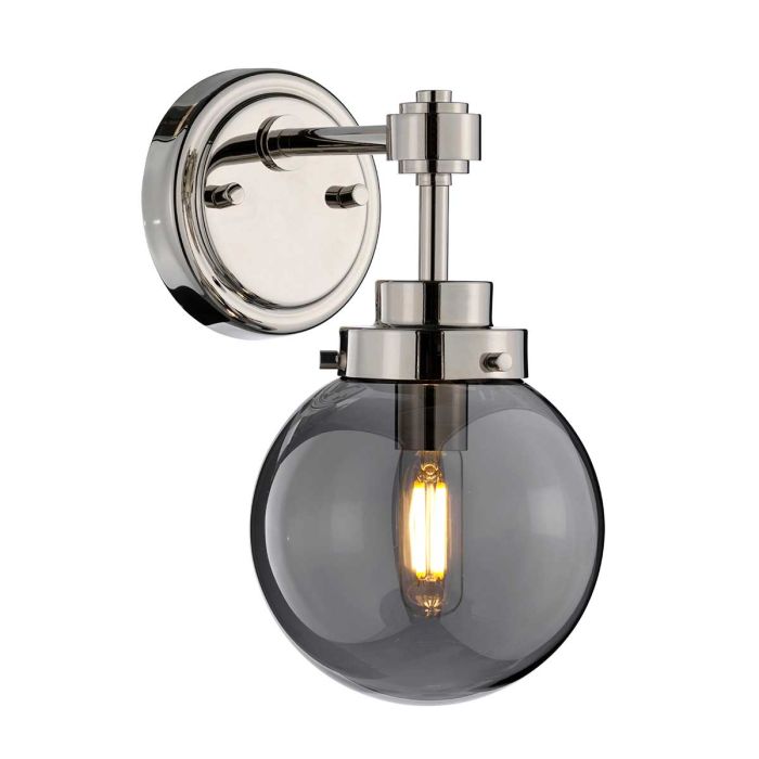 Kula 1 Light Wall Light - Polished Nickel