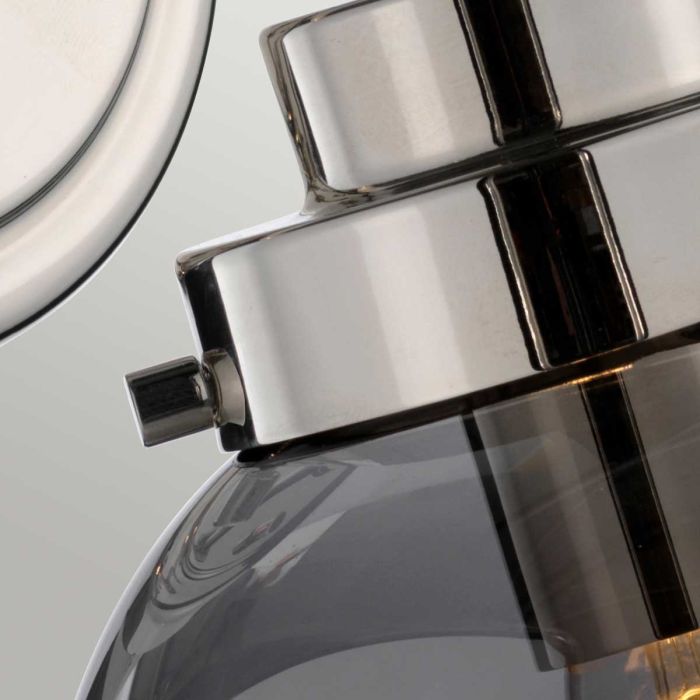 Kula 1 Light Wall Light - Polished Nickel