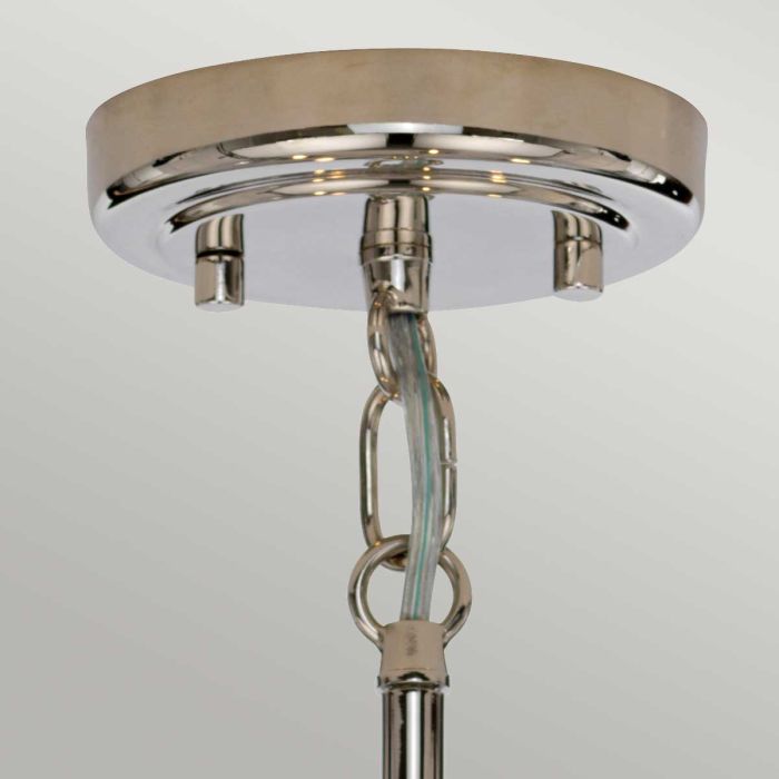 Kula 5 Light Chandelier - Polished Nickel