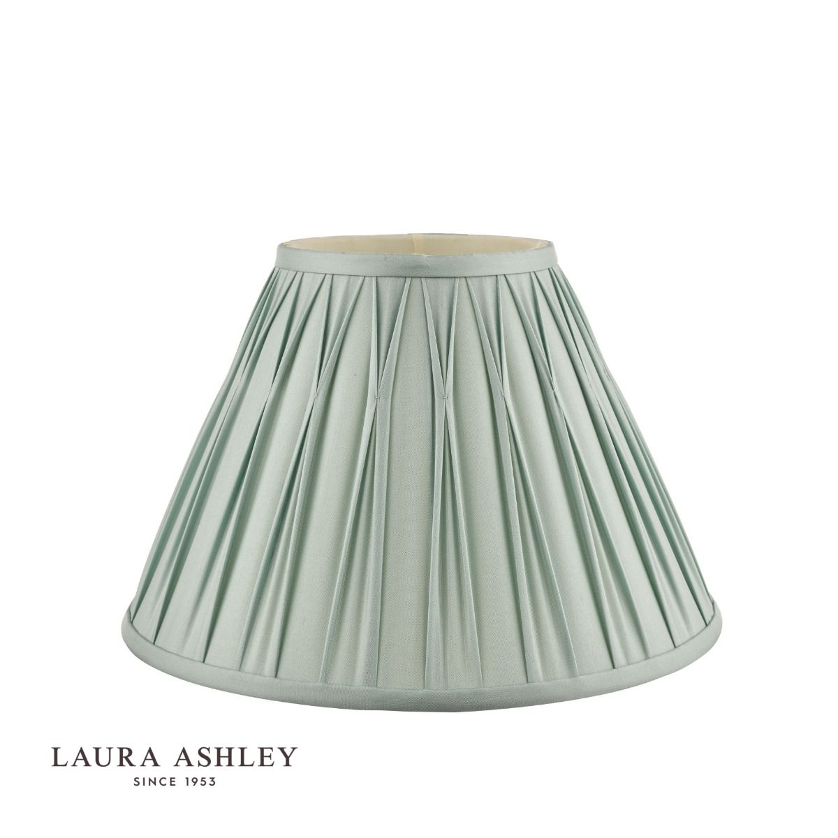 Laura Ashley Fenn Silk Empire Drum Shade Duck Egg 25cm/10 inch