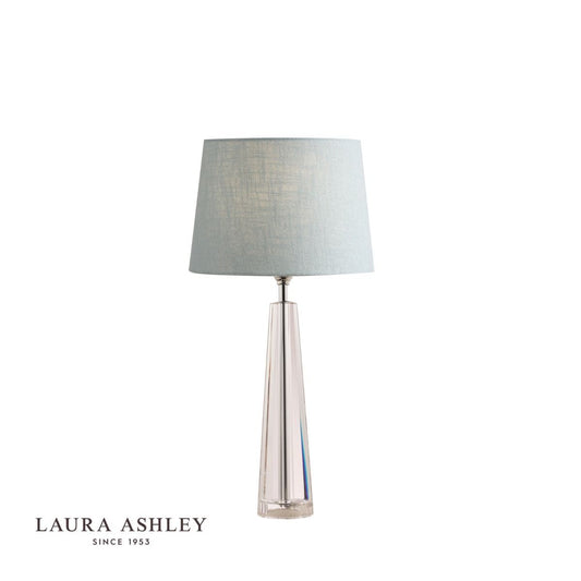 Laura Ashley Blake Medium Table Lamp Crystal Polished Chrome Base Only