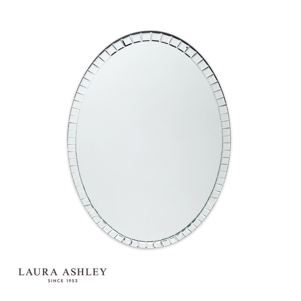 Laura Ashley Marcella Oval Mirror 80 x 53cm