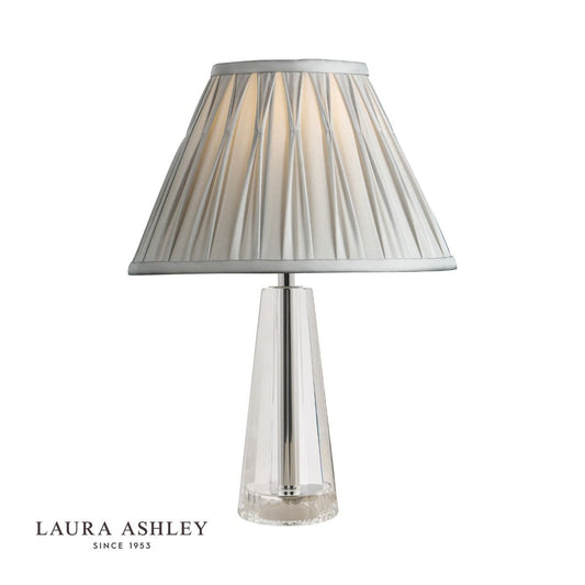 Laura Ashley Blake Small Table Lamp Crystal Polished Chrome Base Only