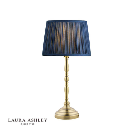 Laura Ashley Corey Antique Brass Candlestick Table Lamp Base Only