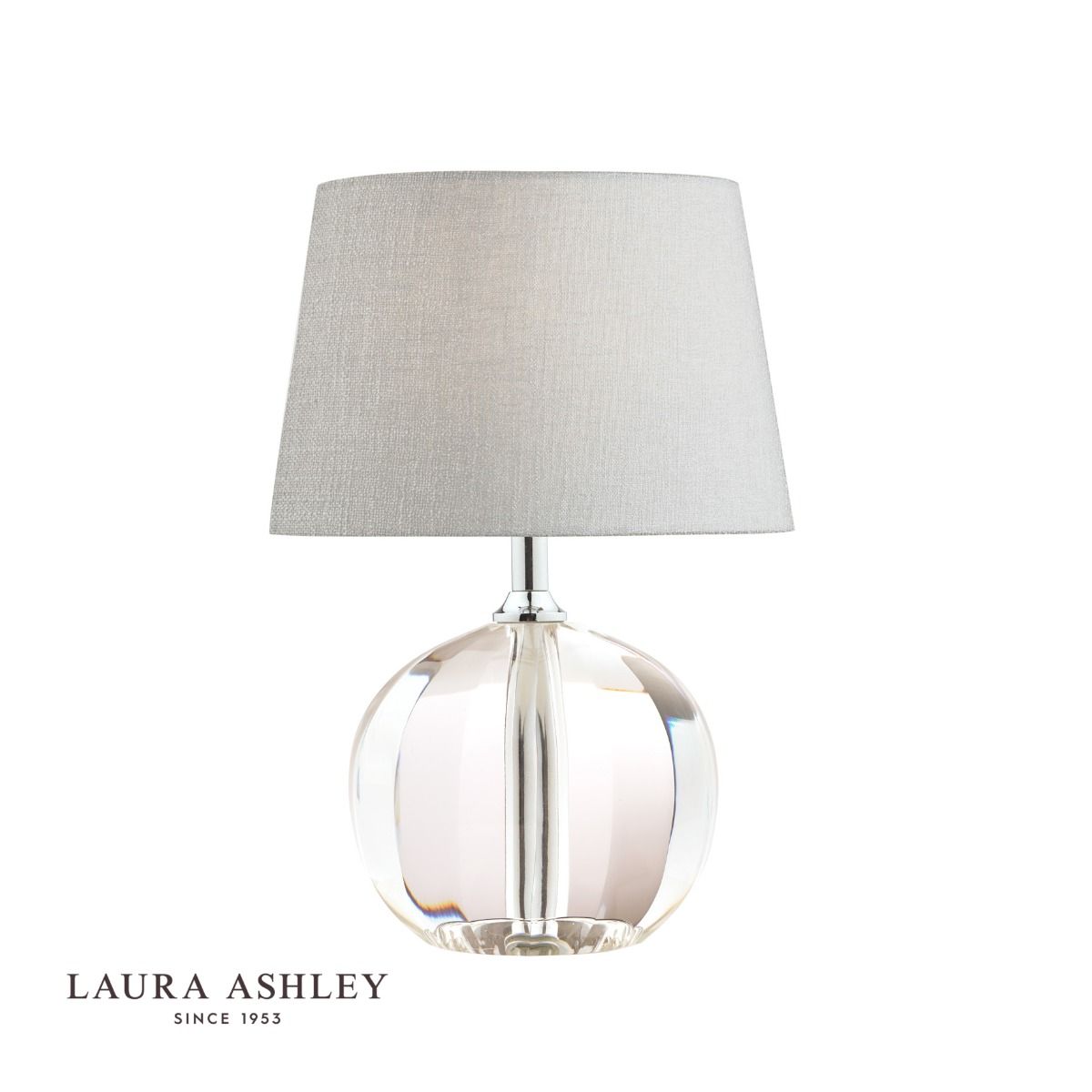 Laura Ashley Lydia Petite Table Lamp Cut Crystal Glass Base Only