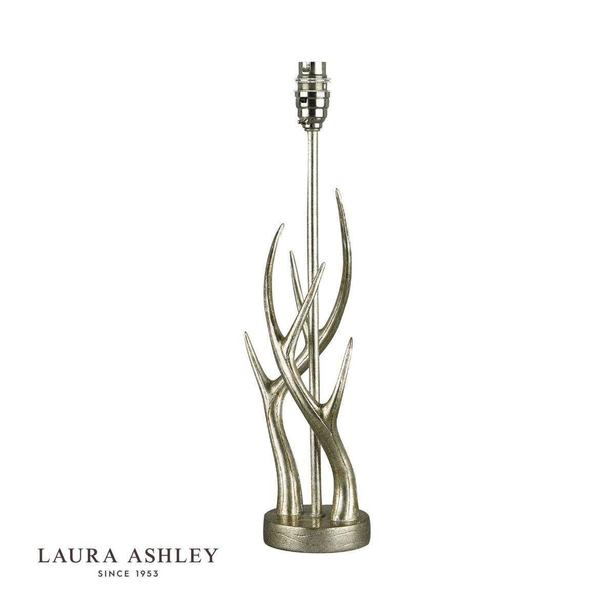 Laura Ashley Mulroy Antler Table Lamp Champagne Base Only