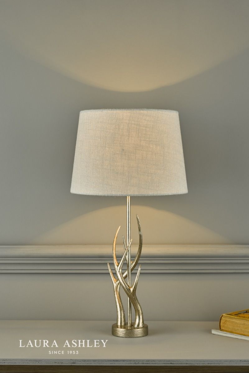 Laura Ashley Mulroy Antler Table Lamp Champagne Base Only