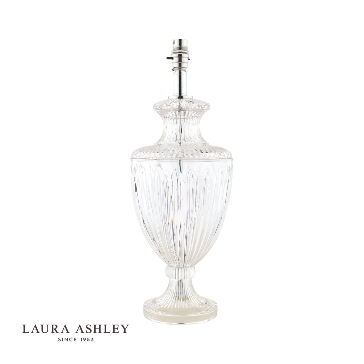 Laura Ashley Meredith Large Table Lamp Cut Glass Crystal Base Only
