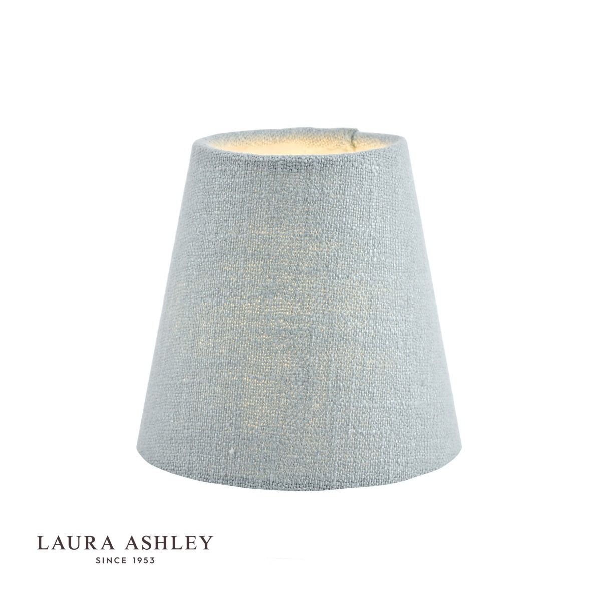 Laura Ashley Bacall Linen Empire Drum Shade Duck Egg Blue 12.5cm/5 inch