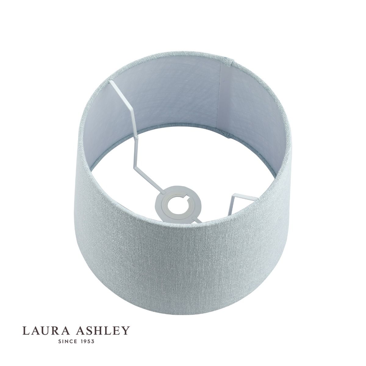 Laura Ashley Bacall Linen Empire Drum Shade Duck Egg Blue 20cm/8 inch