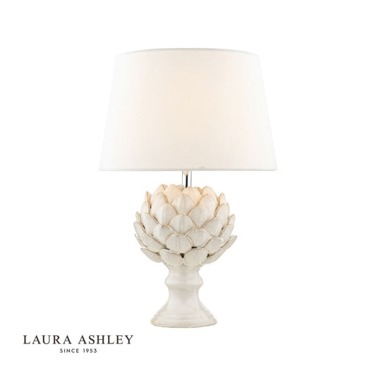 Laura Ashley Artichoke Ceramic Table Lamp With Shade