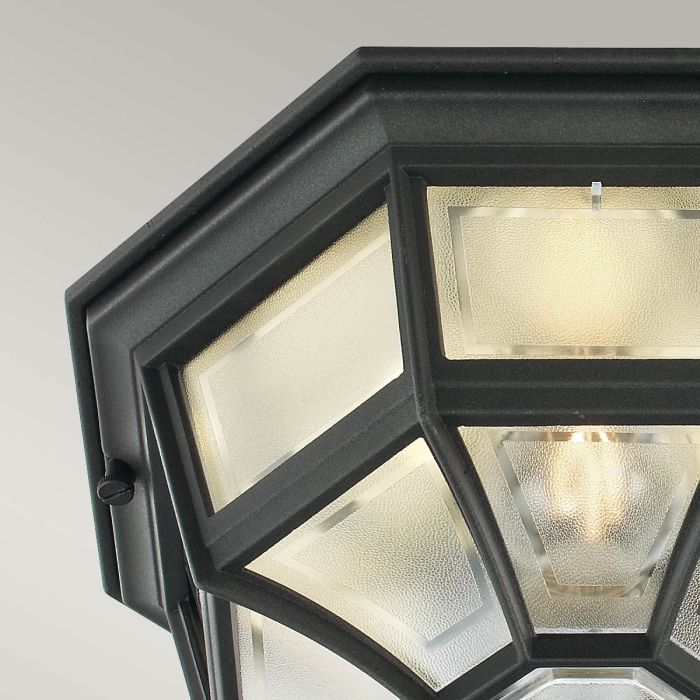 Latina 1 Light Ceiling Light - Black