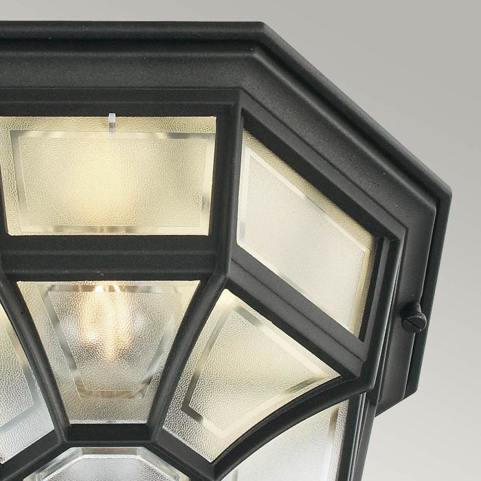 Latina 1 Light Ceiling Light - Black