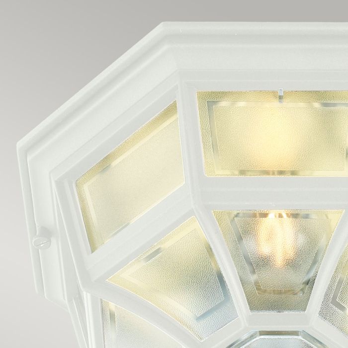 Latina 1 Light Ceiling Light - White