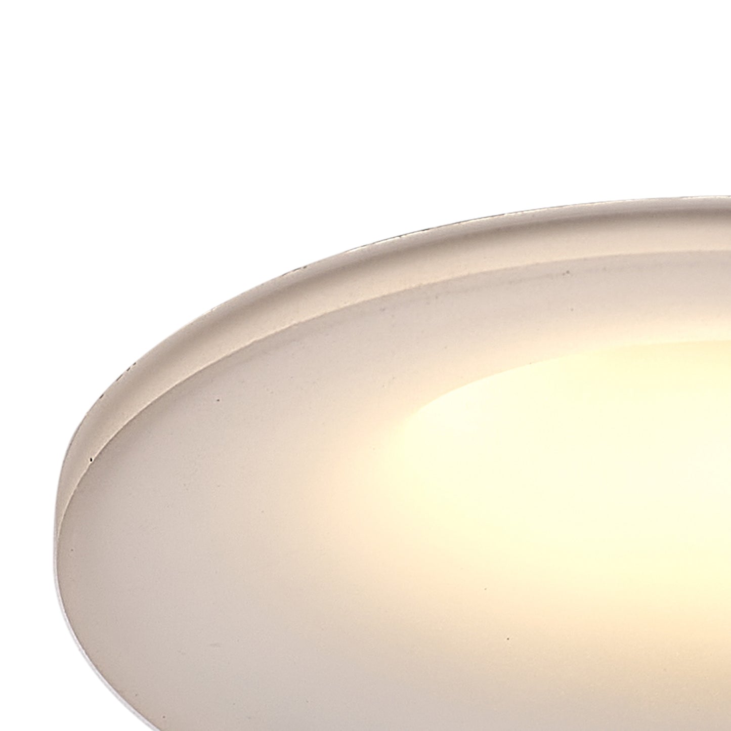 Lagos Recessed Spotlight 10cm Round, GU10 (Max 12W), Cut Out 85mm, White by Mantra