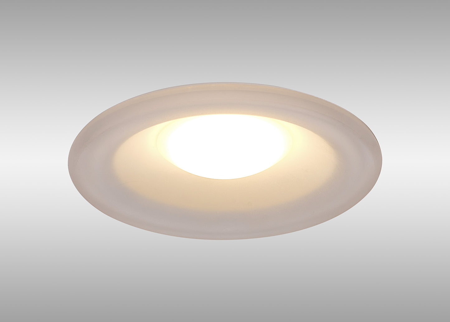 Lagos Recessed Spotlight 12cm Round, GU10 (Max 12W), Cut Out 95mm, White by Mantra