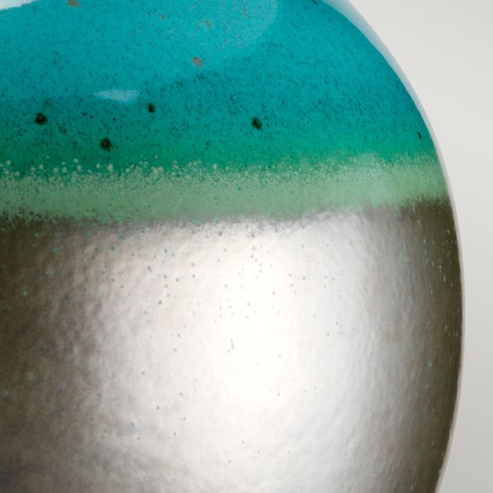 Laguna 1 Light LargeTable Lamp - Turquoise and Graphite Glaze