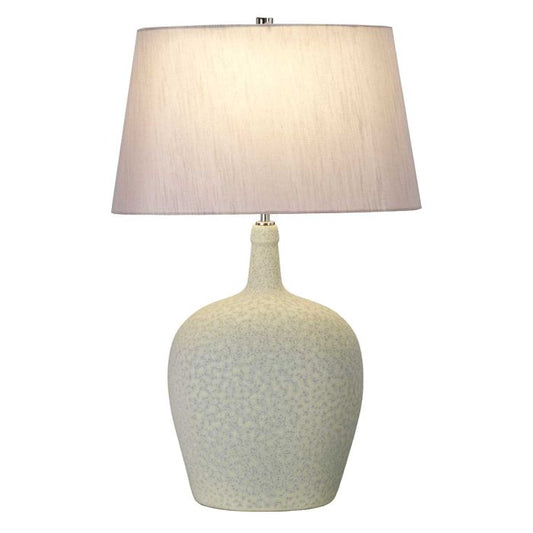 Lambeth 1 Light Table Lamp with Silver Shade
