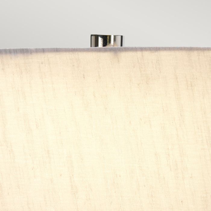 Lambeth 1 Light Table Lamp with Silver Shade