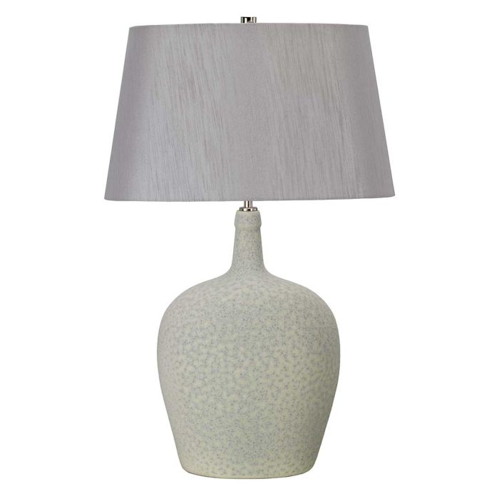 Lambeth 1 Light Table Lamp with Silver Shade