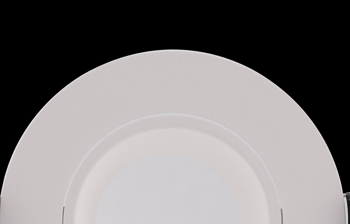 Lamborjini Flush Spotlight Round, 1 x GU10 (Max 12W), White, Cut Out: 75mm, Lampholder Included by Mantra