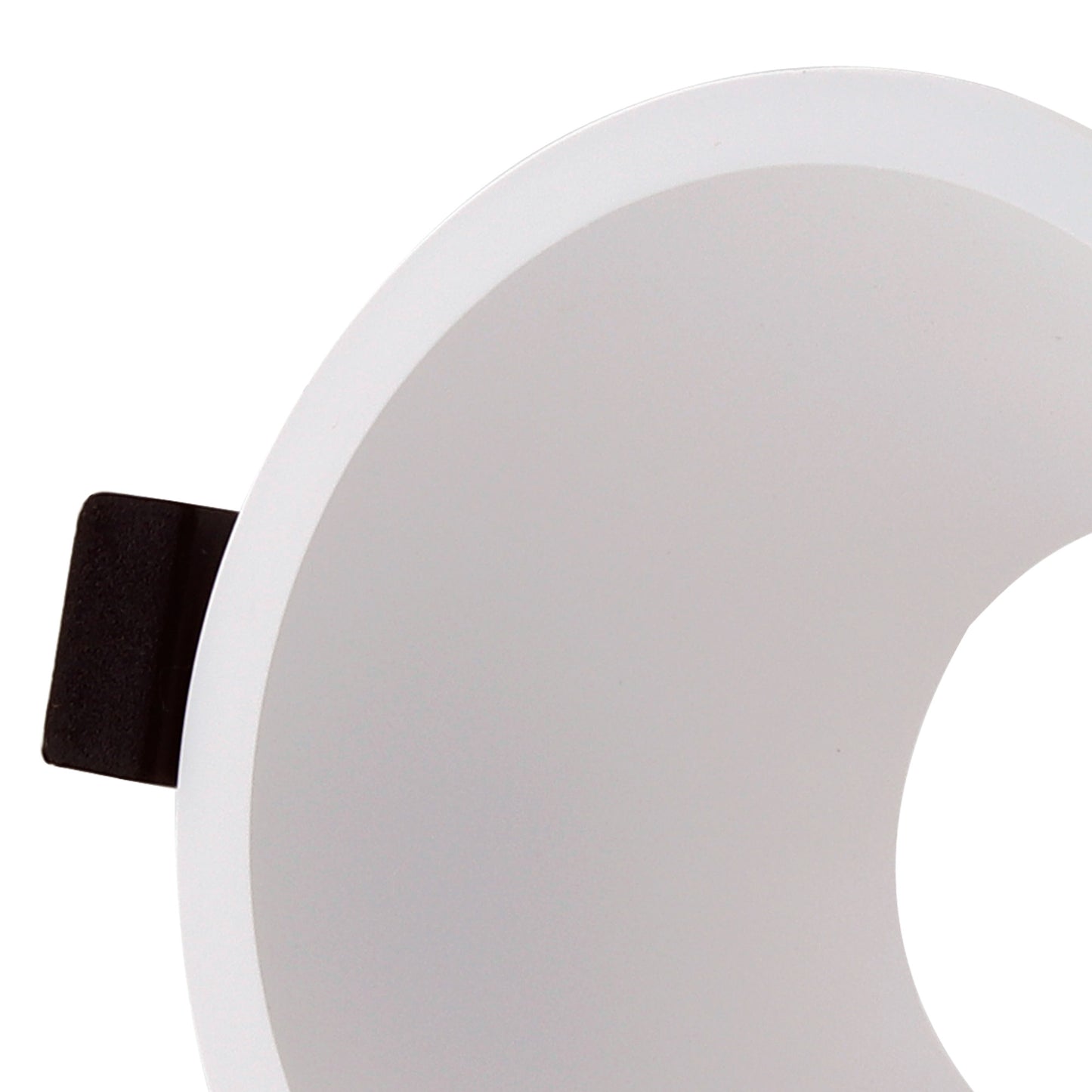 Lamborjini Funnel Centre, 85mm Cut Out, Spotlight Round, 1 x GU10 (Max 12W), White, Lampholder Included by Mantra