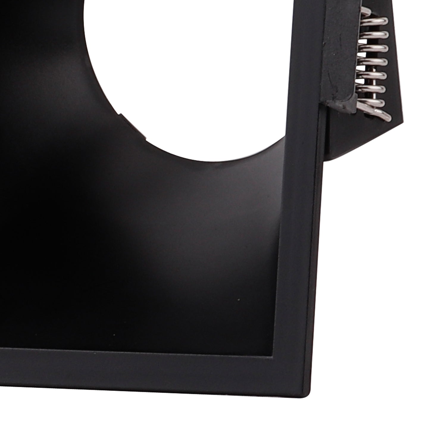 Lamborjini Funnel 45°, 85mm Cut Out, Spotlight Square, 1 x GU10 (Max 12W), Black, Lampholder Included by Mantra