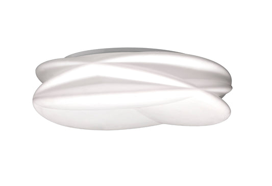 Lascas Flush 70cm Round 60W LED 3000K-6500K Tuneable, 4200lm, Remote Control White, 3yrs Warranty by Mantra