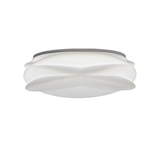 Lascas Flush 54cm Round 55W LED 3000K-6500K Tuneable, 3800lm, Remote ControlWhite, 3yrs Warranty by Mantra