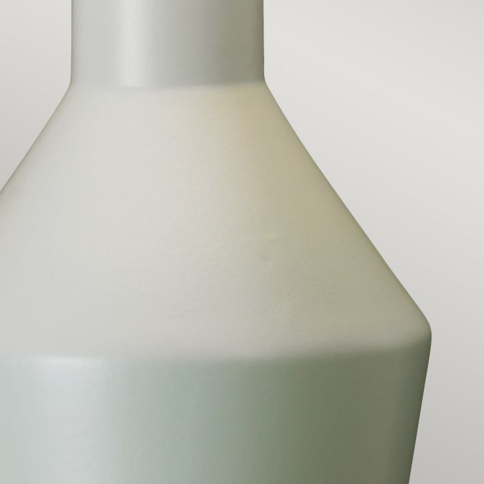 Leyton 1 Light Table Lamp - Pale Sage Green with Ivory Shade