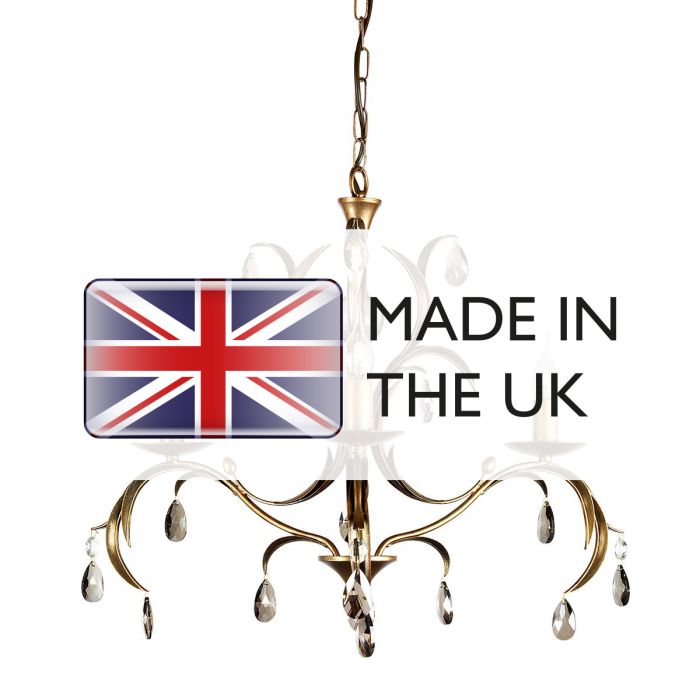 Lily 3 Light Chandelier - Bronze Patina