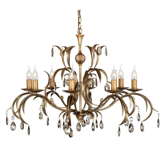 Lily 8 Light Chandelier - Bronze Patina