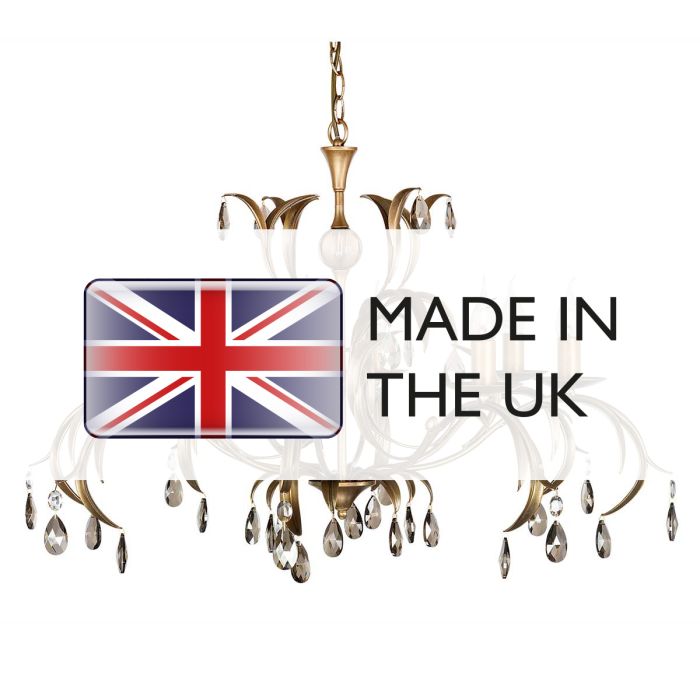 Lily 8 Light Chandelier - Bronze Patina