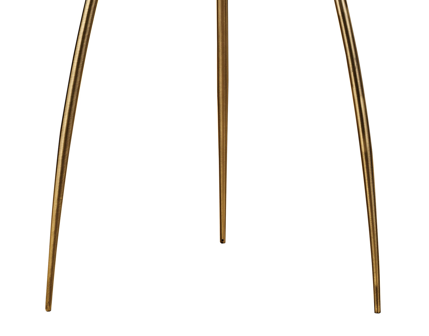 Loewe Floor Lamp 3 Light E27, Antique Brass With Soft Bronze Shade by Mantra