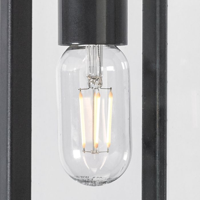 Lofoten 1 Light Wall Light with Arm - Black