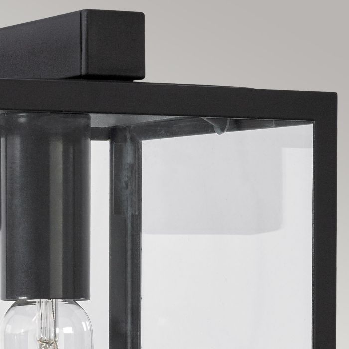 Lofoten 1 Light Wall Light with Arm - Black