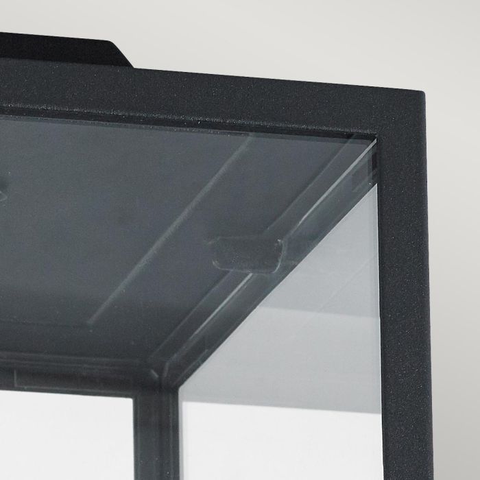 Lofoten 1 Light Flush - Cube - Black