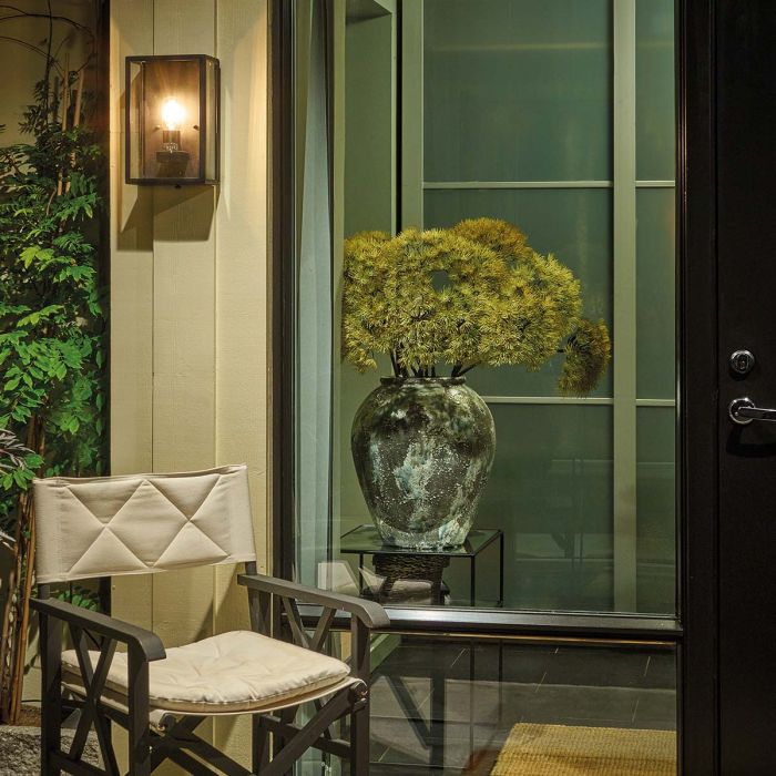 Lofoten 1 Light Wall Light with Arm - Black