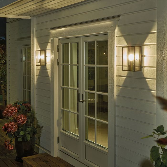 Lofoten 1 Light Wall Light with Arm - Black