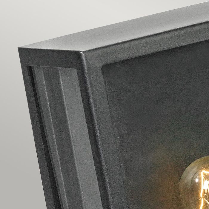 Lofoten 1 Light Half Lantern - Black