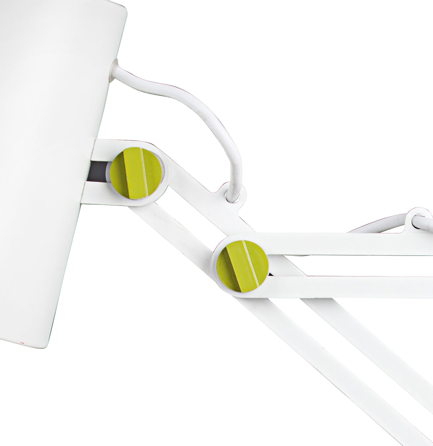Looker Table Lamp 1 Light E27, Matt White/Green by Mantra