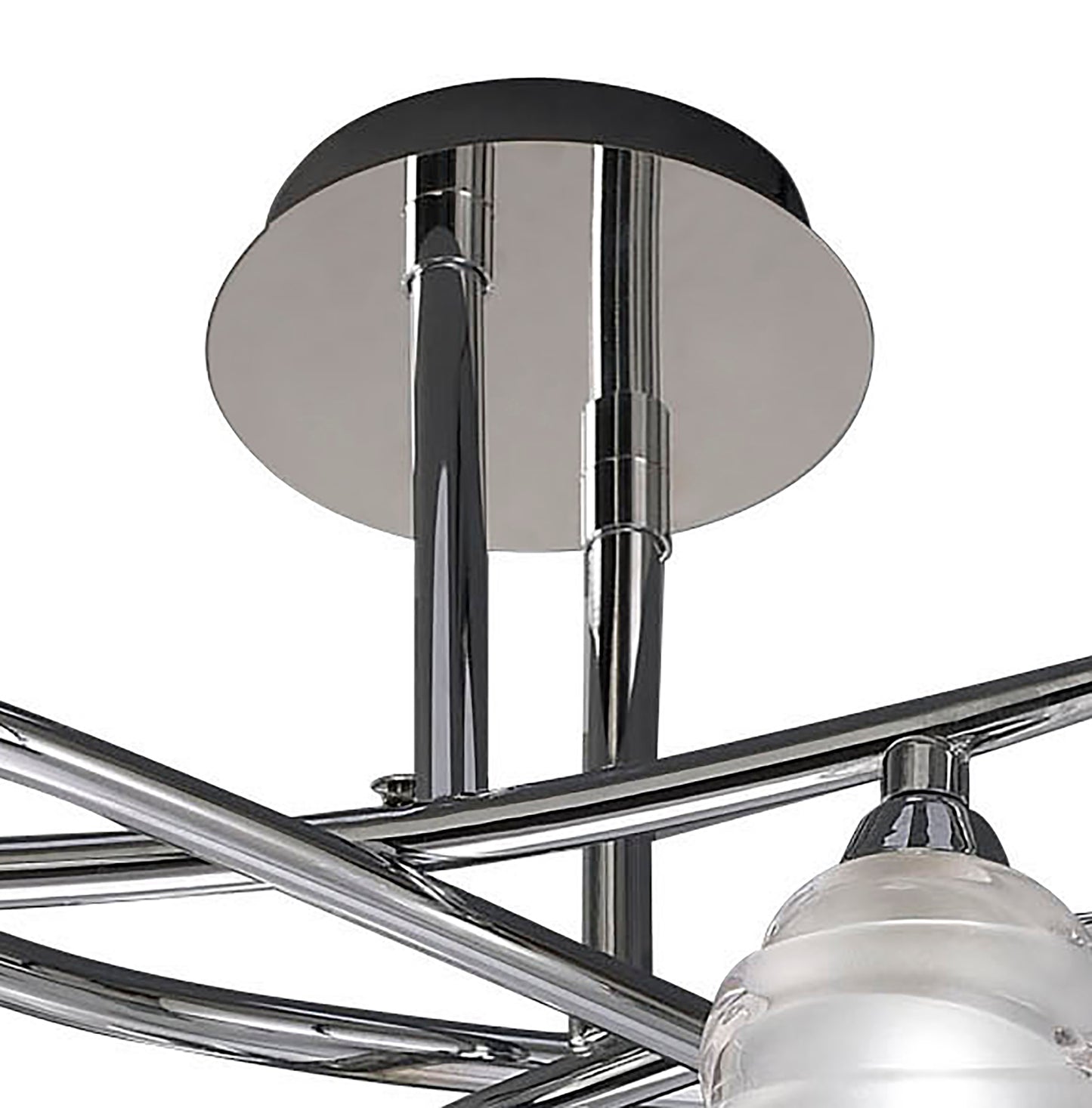 Loop Ceiling 4 Light G9 ECO, Polished Chrome by Mantra