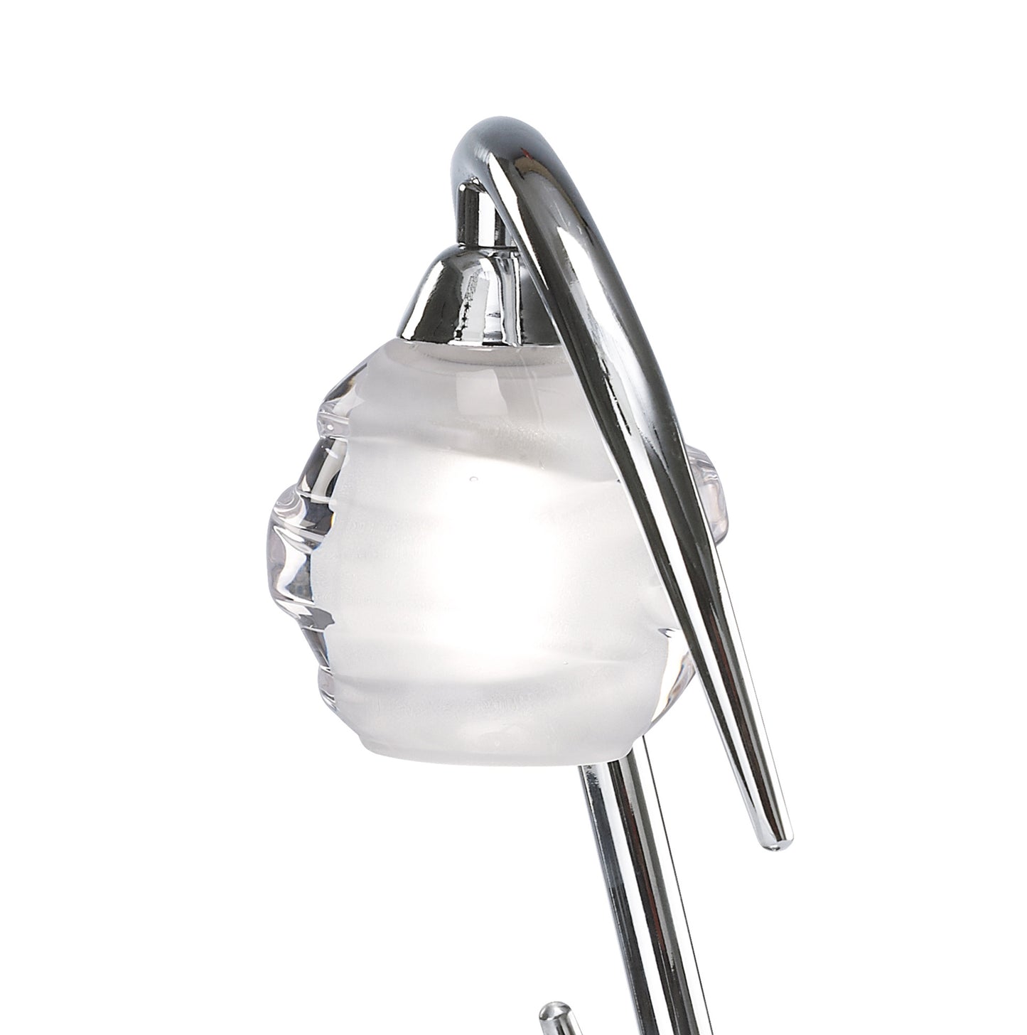 Loop Table Lamp 1 Light G9 ECO, Polished Chrome by Mantra