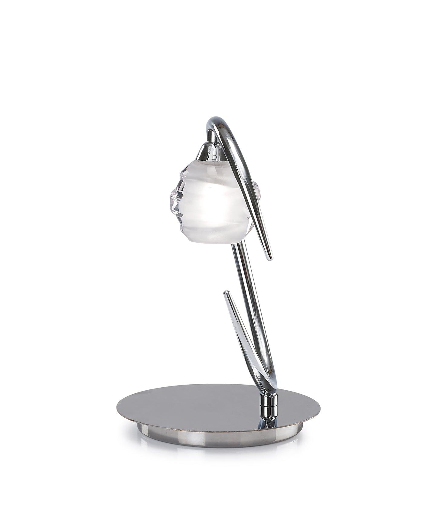 Loop Table Lamp 1 Light G9 ECO, Polished Chrome by Mantra