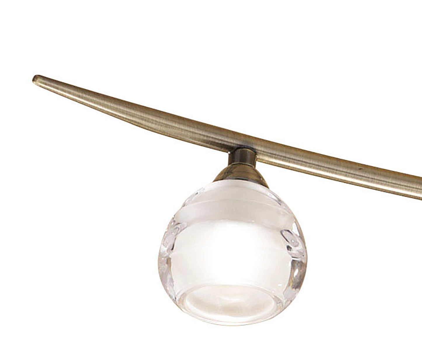Loop Rectangular Telescopic 8 Light G9 ECO Line, Antique Brass by Mantra
