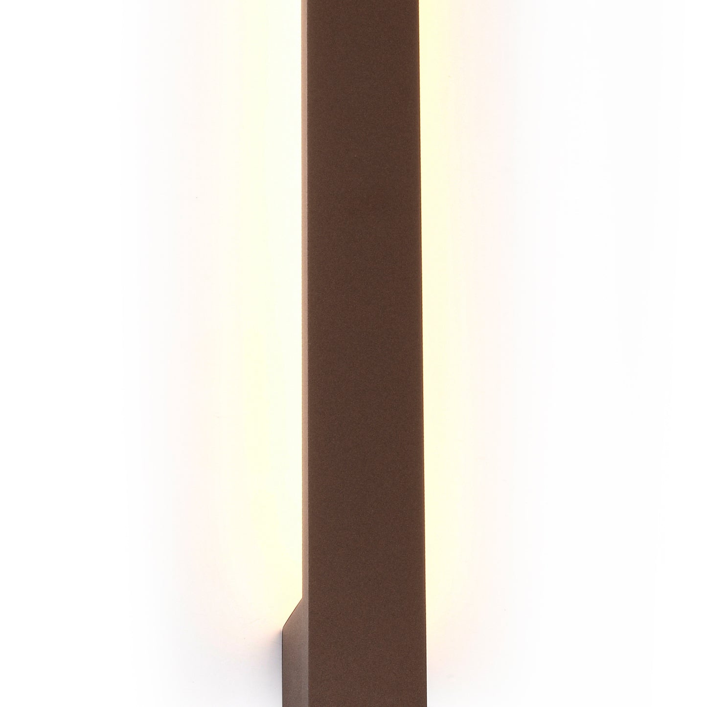 Lotus 1.2m Wall Lamp, 18W LED, 3000K, 1900lm, IP54, Rust Brown, 3yrs Warranty by Mantra