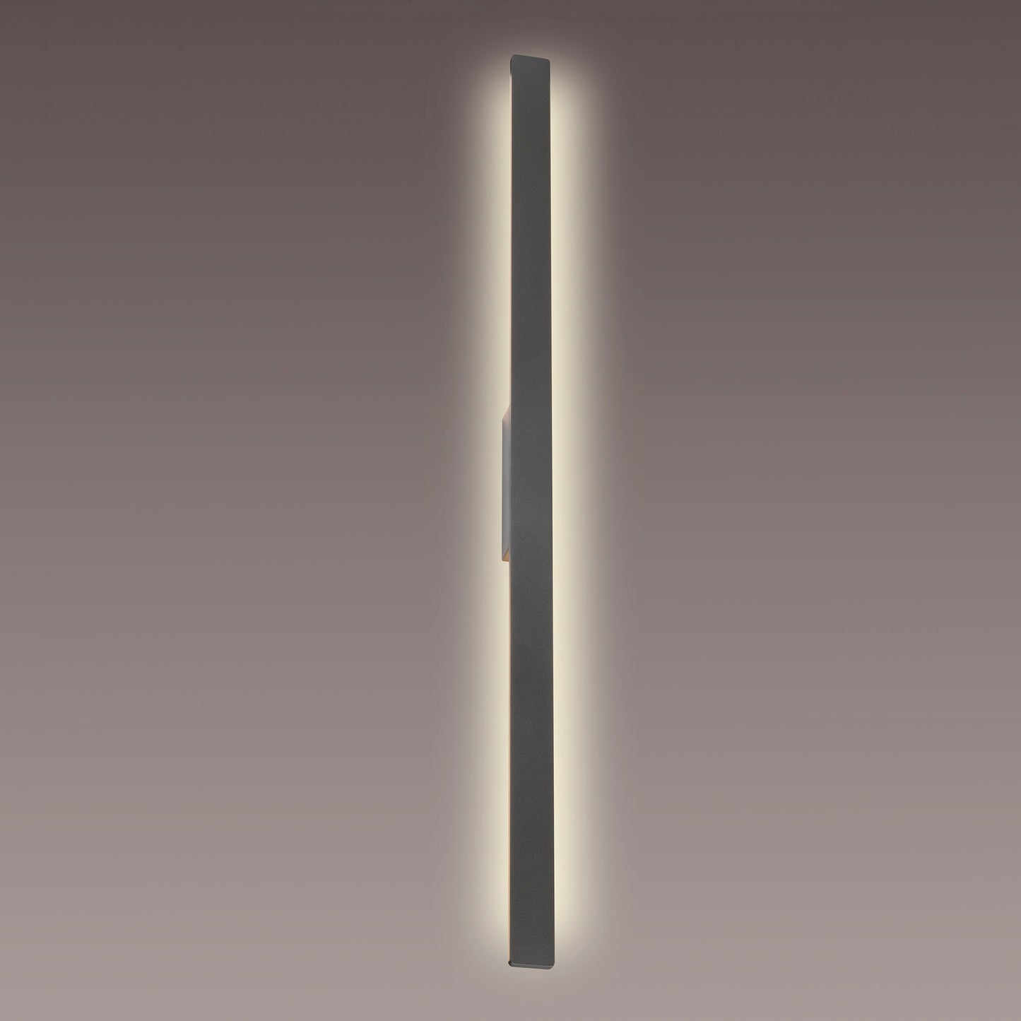 Lotus 1.4m Wall Lamp, 24W LED, 3000K, 2300lm, IP54, Anthracite, 3yrs Warranty by Mantra