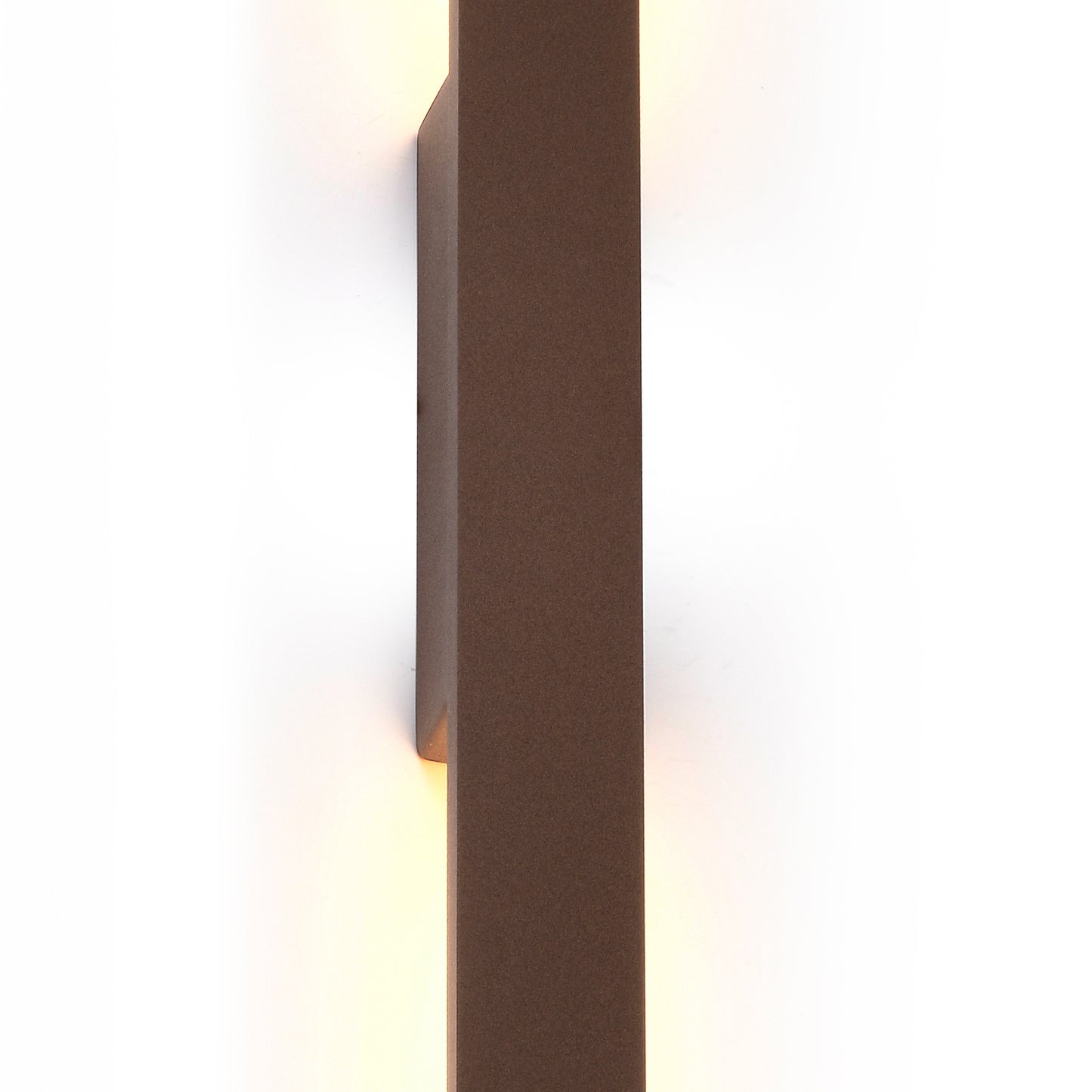 Lotus 1.4m Wall Lamp, 24W LED, 3000K, 2300lm, IP54, Rust Brown, 3yrs Warranty by Mantra