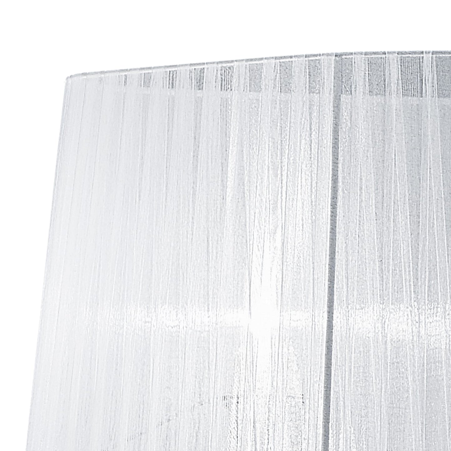 Louise Oval White Organza Shade Suitable For, M5280, 540/600x260mm by Mantra